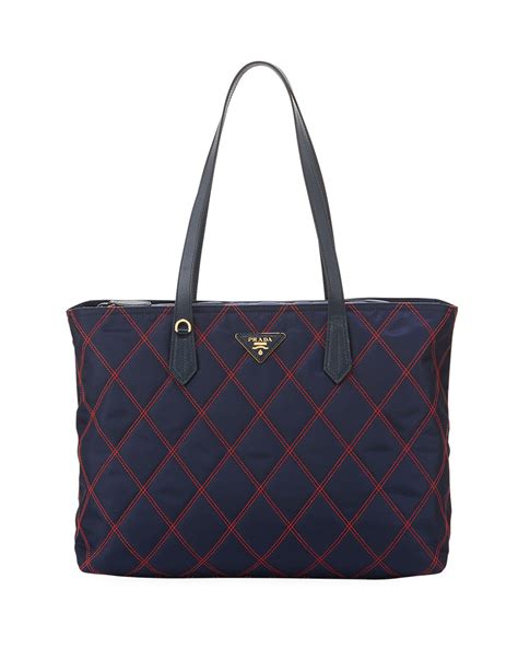 neiman marcus prada nylon tote|Prada Quilted Nylon Tote Bag .